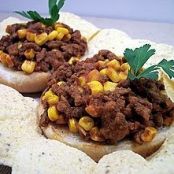 Sloppy Joes with Corn