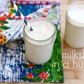 Peanut Butter Banana and Oat Milkshake