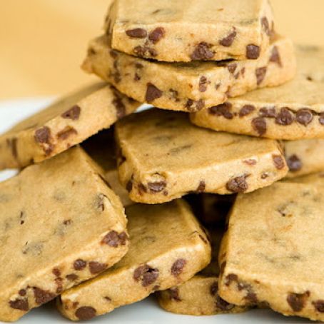 Espresso Chocolate Chip Shortbread