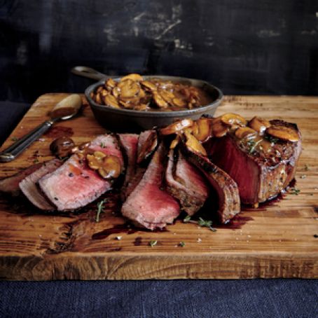 London Broil with Mushroom Sauce