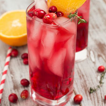 Cranberry Orange Fizz