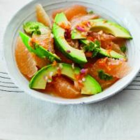 Chez Panisse Pink Grapefruit & Avocado Salad