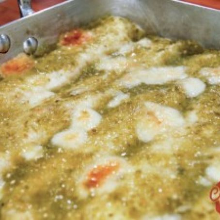 enchiladas verdes with chicken