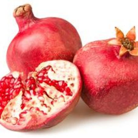 Almond Bundt Cake with Pomegranate Sauce