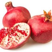 Almond Bundt Cake with Pomegranate Sauce