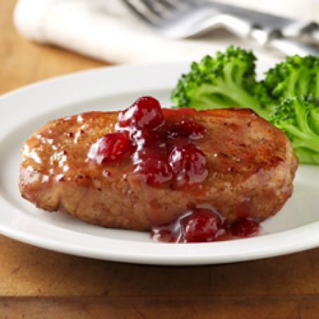Cranberry-Glazed Pork Chops