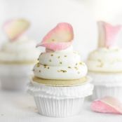 Vanilla-Rose Water Cupcakes
