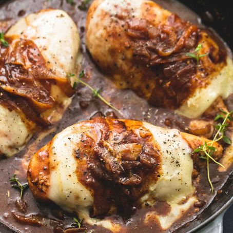 French Onion Chicken Skillet