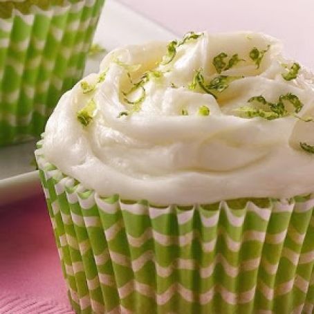 Key Lime Cupcakes with Lime Cream Cheese Frosting