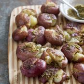 Crispy Smashed Za'atar Potatoes