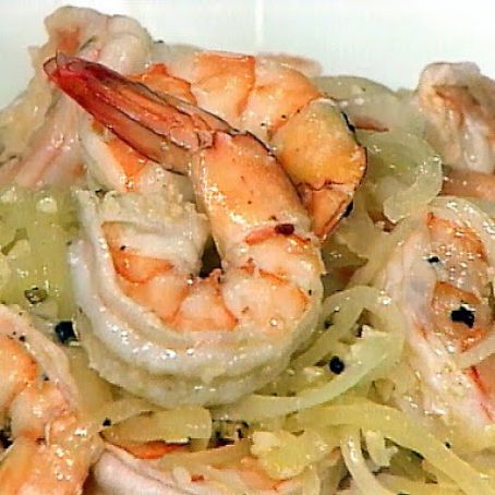 Shrimp Scampi over Pasta