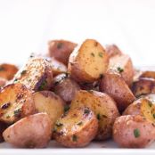 Braised Red Potatoes with Lemon and Chives
