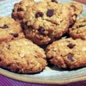 Oatmeal, Choc. Chip & Peanut Butter Cookies