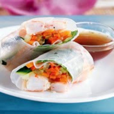 Shrimp & Fresh Herb Salad Rolls