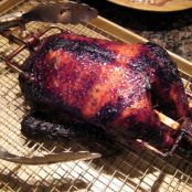 Spit-roasted Duck with Orange and Rosemary