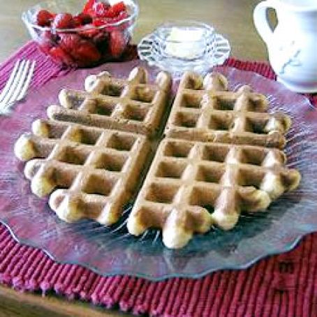 Grandma Mae's Norwegian waffles