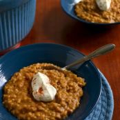 Pumpkin Pie Steel Cut Oats in the Crockpot