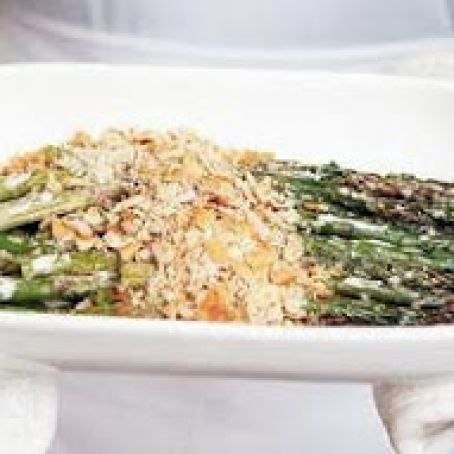 Easy Creamy Baked Asparagus