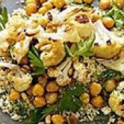 Roasted Cauliflower & Chick Pea Salad