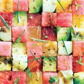 TOMATO & WATERMELON SALAD
