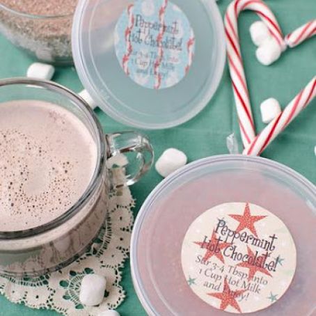 Peppermint (Candy Cane) Hot Chocolate Mix