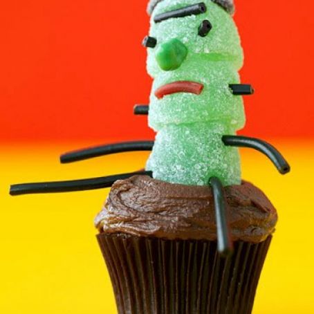 Freaky Frankenstein Cupcake