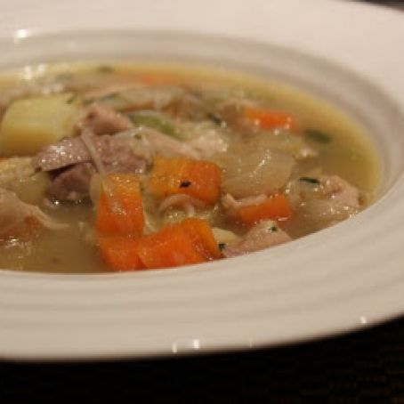 SOPA DE FIDEOS DE ARROZ Y POLLO CON SABOR ASIATICO