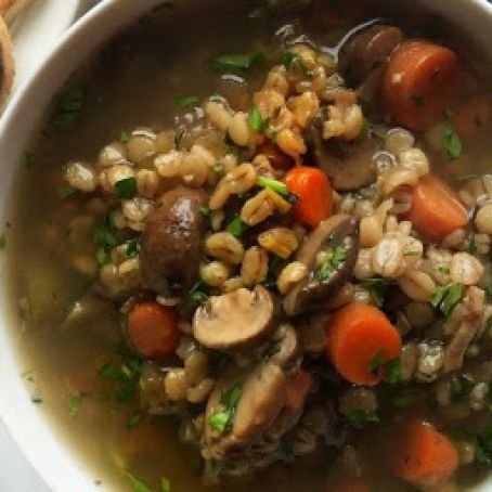 Mushroom Barley Soup
