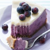 Blueberry Crème Fraîche Cheesecake