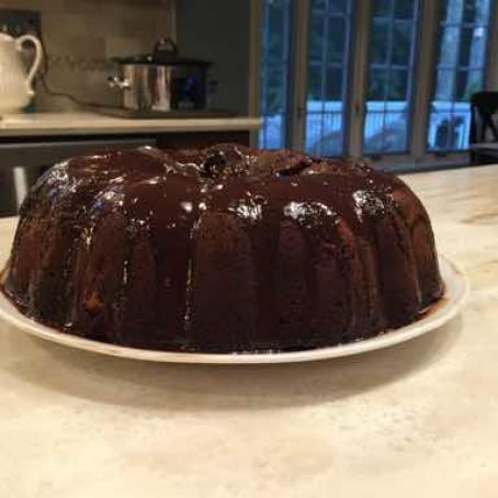 Chocolate Prune & Cognac Cake
