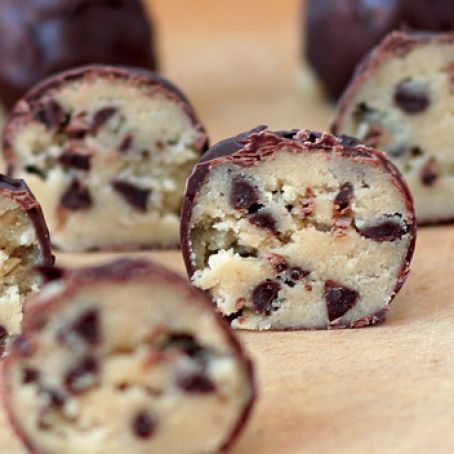 Chocolate Chip Cookie Dough Truffles
