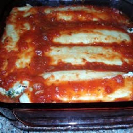 Spinach Manicotti (AllRecipes)