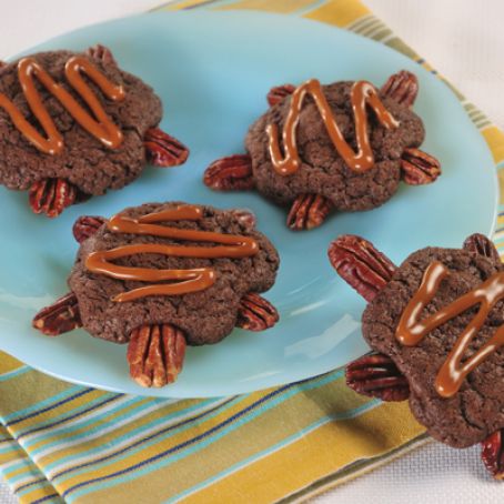 Chocolate Caramel-Back Turtles