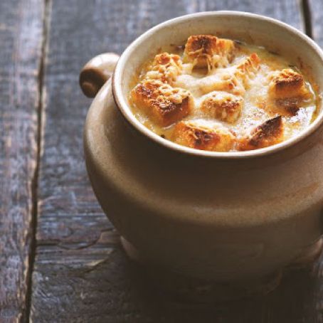 French Onion Soup -  Slow Cooker