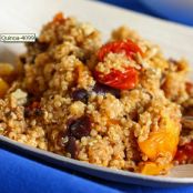 Quinoa with Roasted Tomatoes, Walnuts and Olives