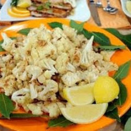 Oven Roasted Cauliflower with Roasted Shallot-Garlic Butter