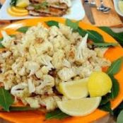 Oven Roasted Cauliflower with Roasted Shallot-Garlic Butter