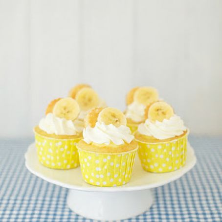 Banana Cream Pie Cupcakes