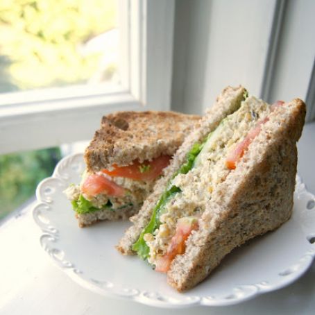 Vegan Chickpea “Tuna” Sandwich
