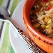 BBQ Chicken Pizza Soup