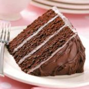 Dark Chocolate Layer Cake Recipe