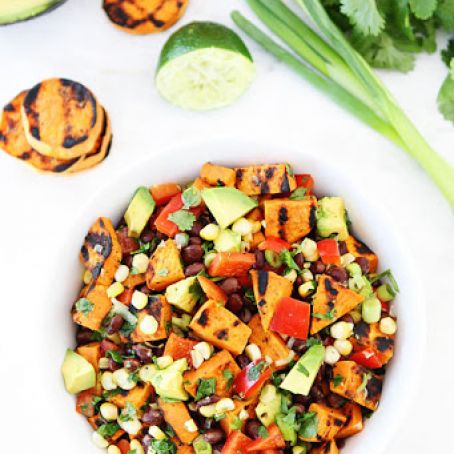 Southwestern Grilled Sweet Potato Salad