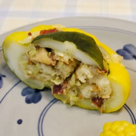 Stuffed Patty Pan Squash