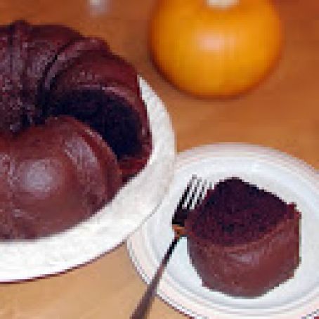 Chocolate Bundt Cake w/ Chocolate Glaze