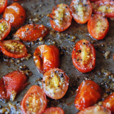 Garlic Roasted Cherry Tomatoes