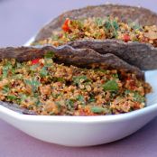 Tri-color Quinoa and Greens Taco Filling