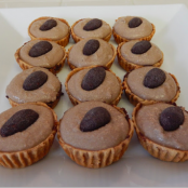 Chocolate Chip Coffee Cannoli Cream Tarts