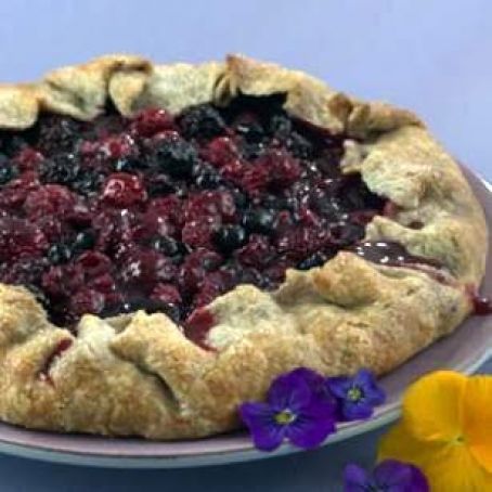Blueberry Rustic Fruit Tart