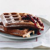 Cardamom Sour Cream Waffles