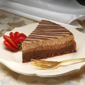 Hershey's Special Dark Chocolate Layered Cheesecake